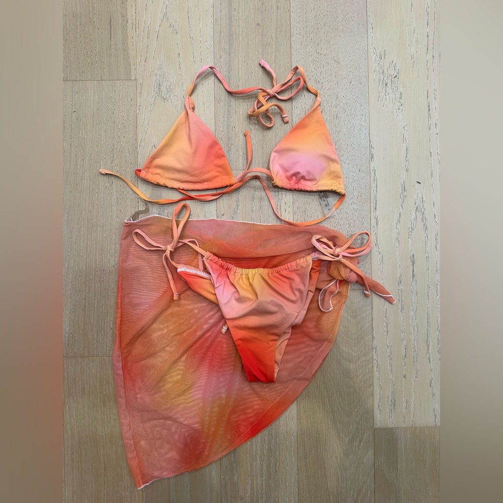 Orange SHEIN swimsuit
